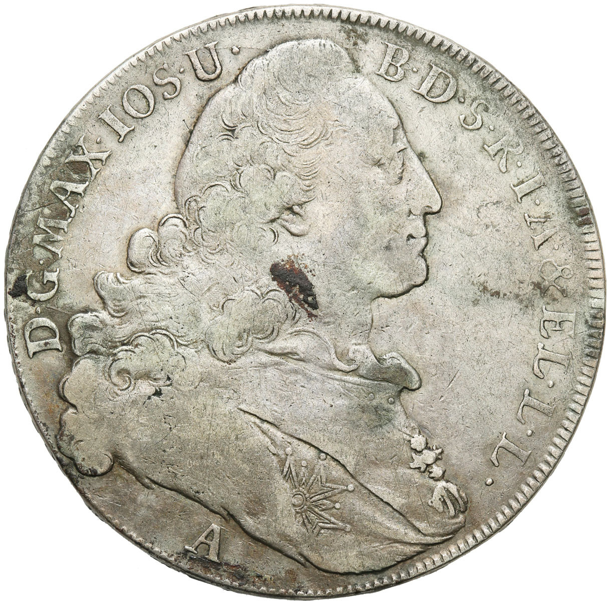 Niemcy, Bawaria. Maksymilian III Józef. Talar 1772 A, Amberg